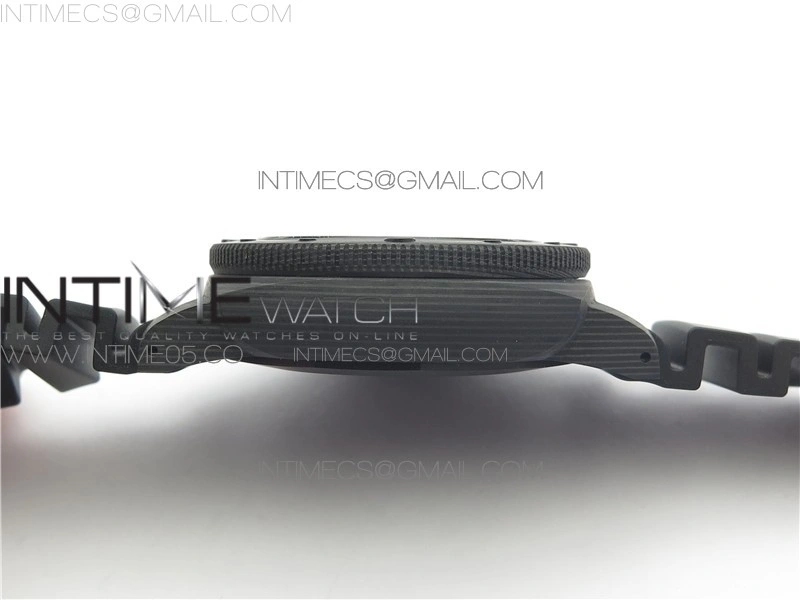 PAM960 Carbotech 42mm VSF 1:1 Best Edition Black Dial Blue Markers on Rubber Strap P.9010 Clone